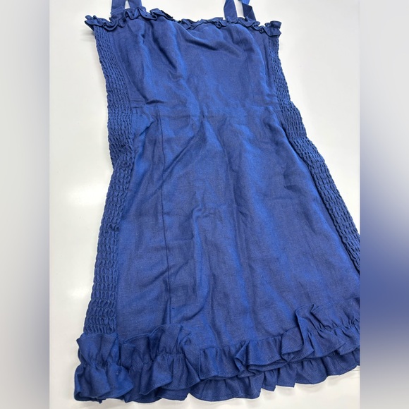 Reformationn Navy Blue Mini Dress size 4 - Picture 4 of 7